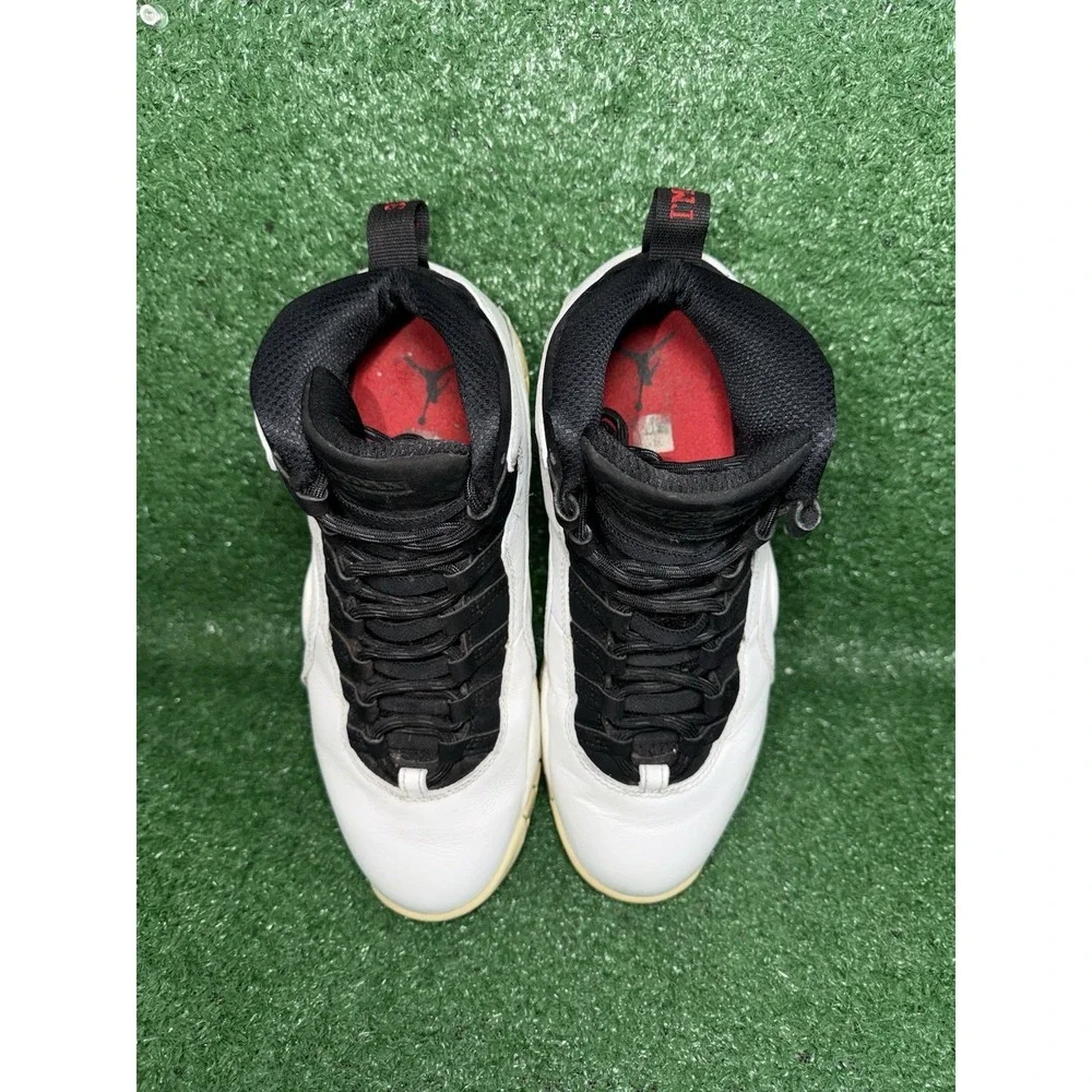 Air Jordan 10 Retro I'm Back Men Size 10 310805-104 White Black Basketball Shoes